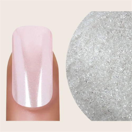 Emmi-Nail Chrome Effekt Powder Sølv